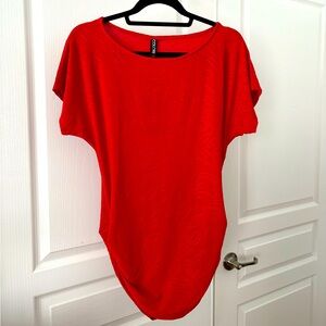 Colori red short sleeve top New With Tags